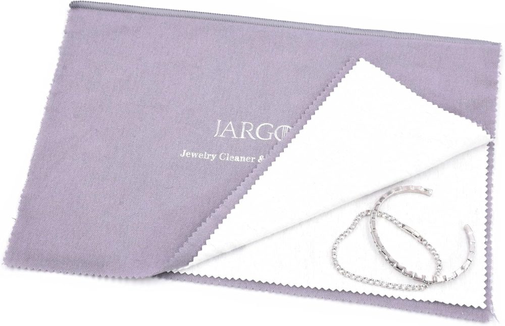 JARGOD Jewelry Polishing Cloth Jewelry Cleaning Cloth Silver Cleaning Cloth Made with Cotton 11" X 14" inches for Cleaning Gold, Silver and Platinum Jewelry. (Pack of 2) - Image 3